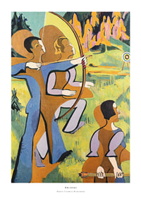 Arqueros de Ernst Ludwig Kirchner-1