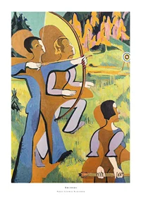 Archers By Ernst Ludwig Kirchner-1