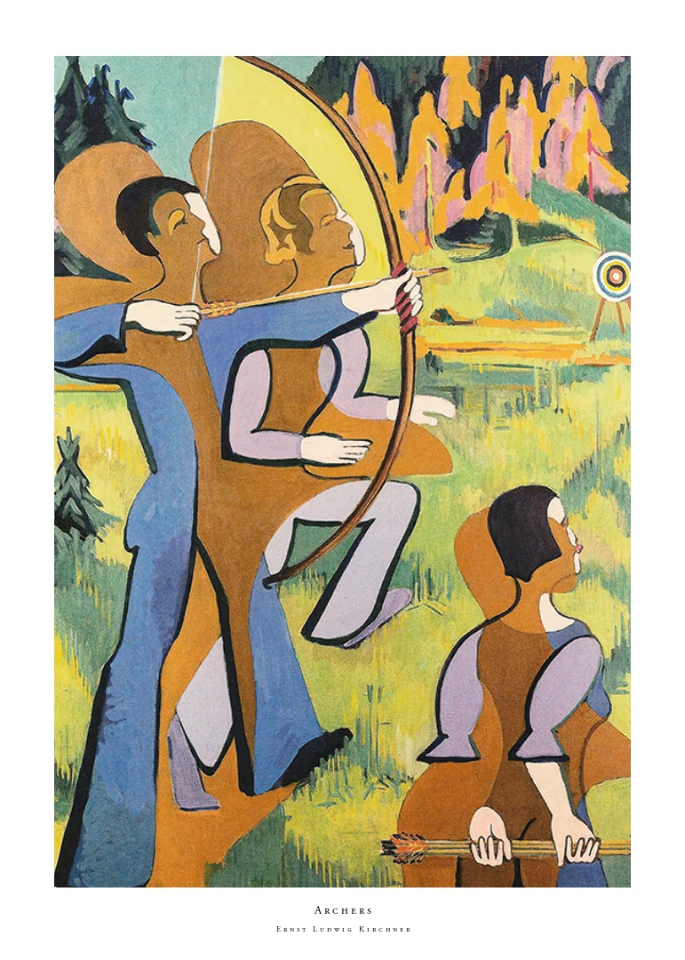Archers By Ernst Ludwig Kirchner-12