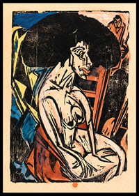 Three Figures on Fehmarn by Ernst Ludwig Kirchner-0