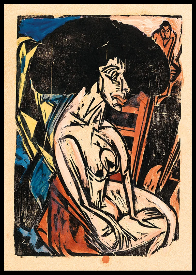 Three Figures on Fehmarn by Ernst Ludwig Kirchner-12