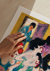 Drie dansers door Ernst Ludwig Kirchner-5
