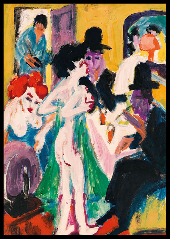 Drie dansers door Ernst Ludwig Kirchner-12