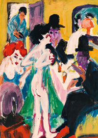 Three Dancers By Ernst Ludwig Kirchner-9