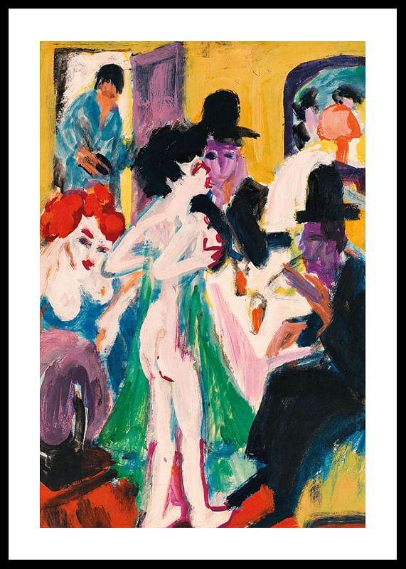Drie dansers door Ernst Ludwig Kirchner-12