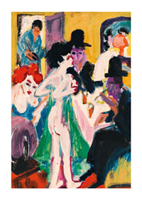 Three Dancers By Ernst Ludwig Kirchner-3