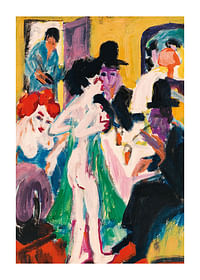 Drie dansers door Ernst Ludwig Kirchner-1