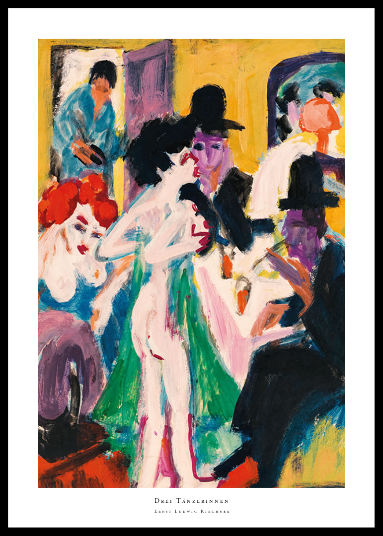 Three Dancers By Ernst Ludwig Kirchner-12