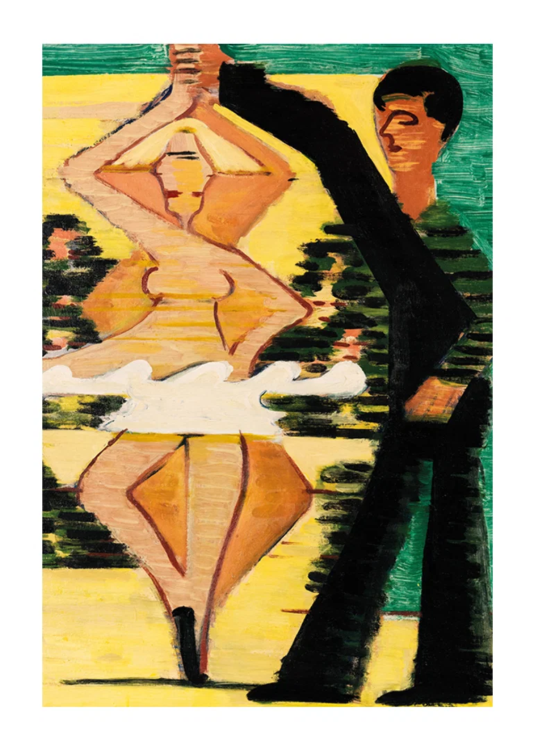 Woman with Goat by Ernst Ludwig Kirchner-12