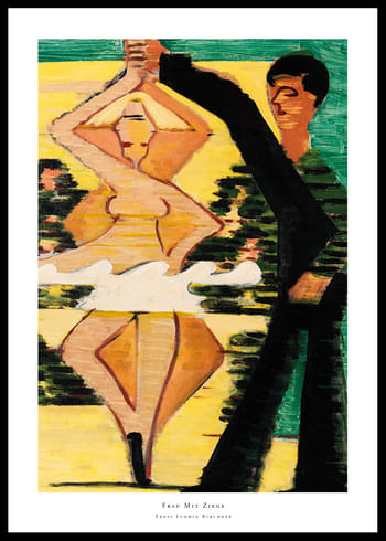 Poster Frau Mit Ziege By Ernst Ludwig Kirchner