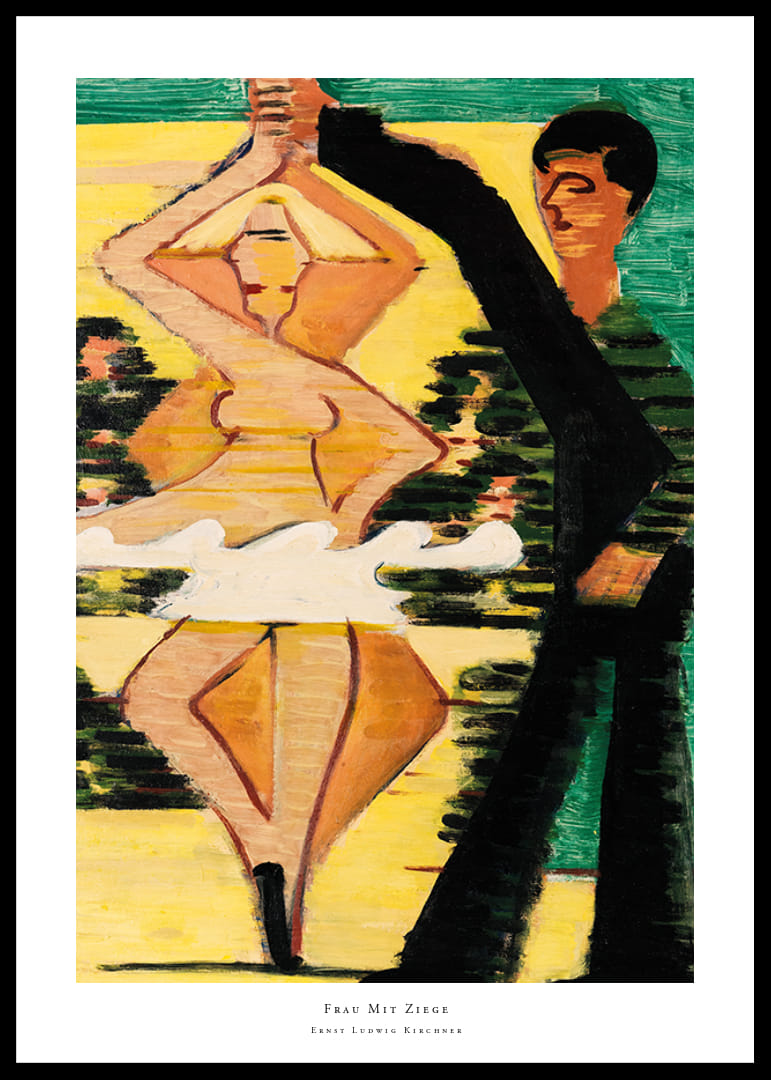 Frau Mit Ziege By Ernst Ludwig Kirchner-12