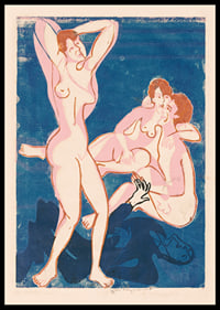 A Dancer By Ernst Ludwig Kirchner-0
