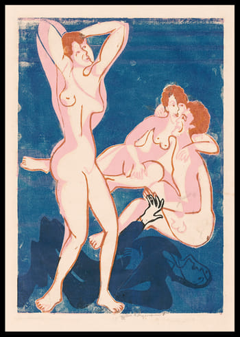 Póster A Dancer By Ernst Ludwig Kirchner