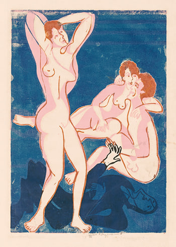 Poster A Dancer By Ernst Ludwig Kirchner