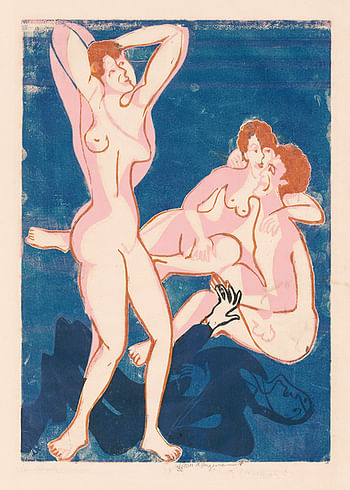 Affiche A Dancer By Ernst Ludwig Kirchner
