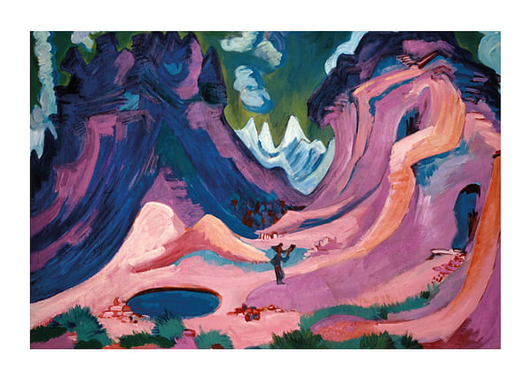 Plagát Amselfluh By Ernst Ludwig Kirchner