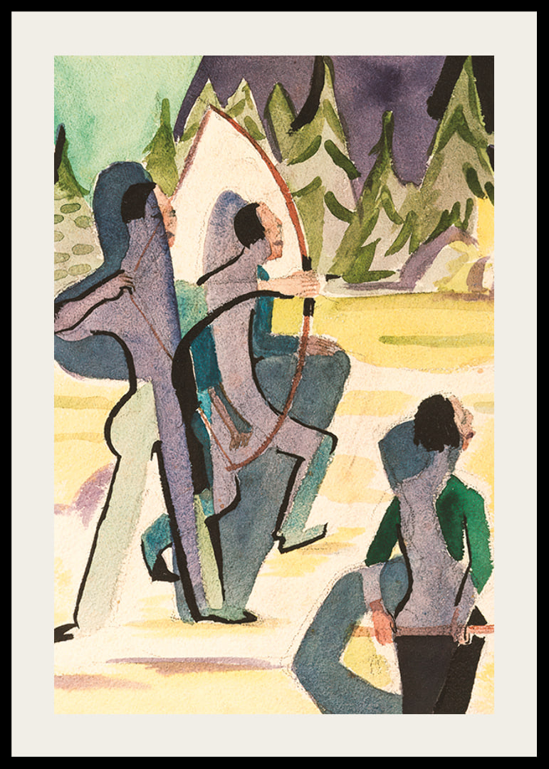 Archer By Ernst Ludwig Kirchner-12