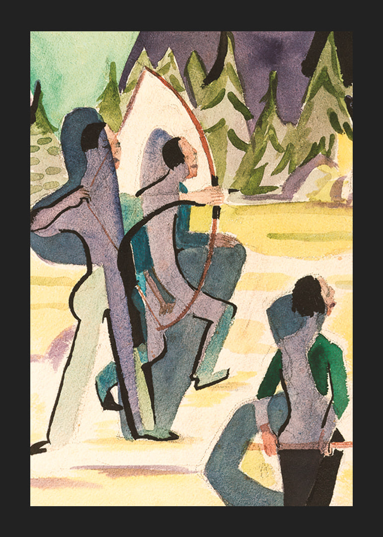 Archer By Ernst Ludwig Kirchner-12