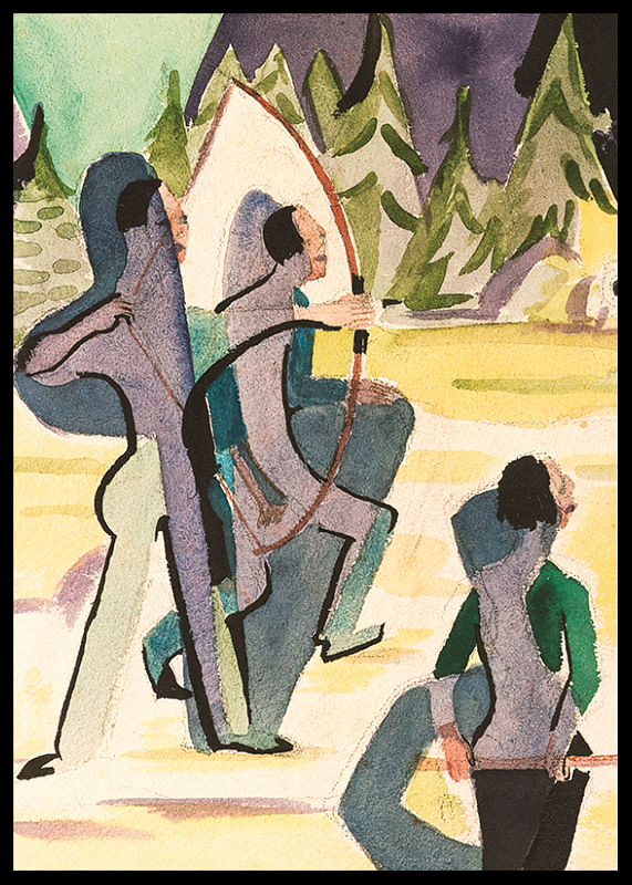 Archer By Ernst Ludwig Kirchner-12