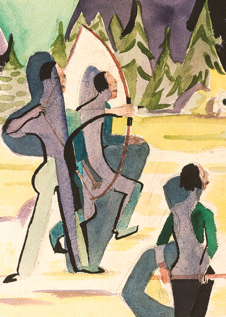 Archer By Ernst Ludwig Kirchner-12