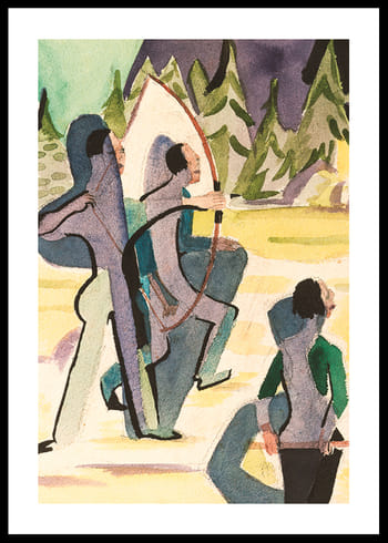 Poster Archer By Ernst Ludwig Kirchner