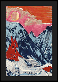 Langmatte At Moonset By Ernst Ludwig Kirchner-6