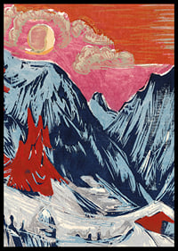 Langmatte At Moonset By Ernst Ludwig Kirchner-8