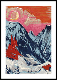Langmatte At Moonset By Ernst Ludwig Kirchner-2