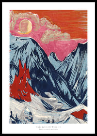 Langmatte At Moonset By Ernst Ludwig Kirchner-0