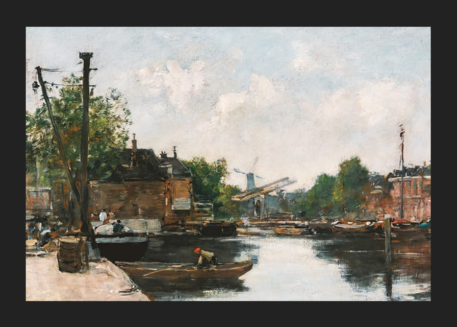 Roterdamo kanalas Eugene'as Boudinas-12