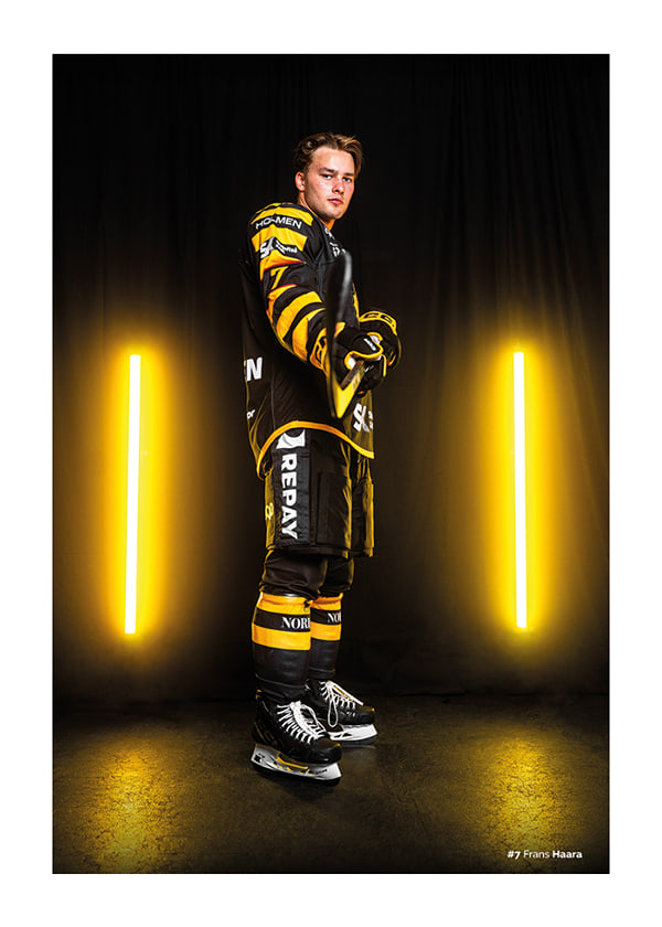 Poster Frans Haara #7 Skellefteå AIK 2025/2026