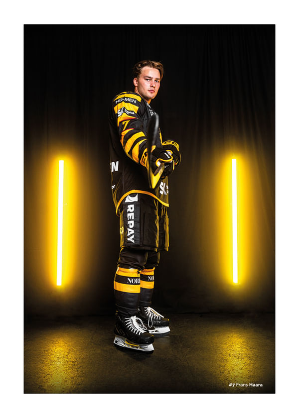 Poster Frans Haara #7 Skellefteå AIK 2025/2026