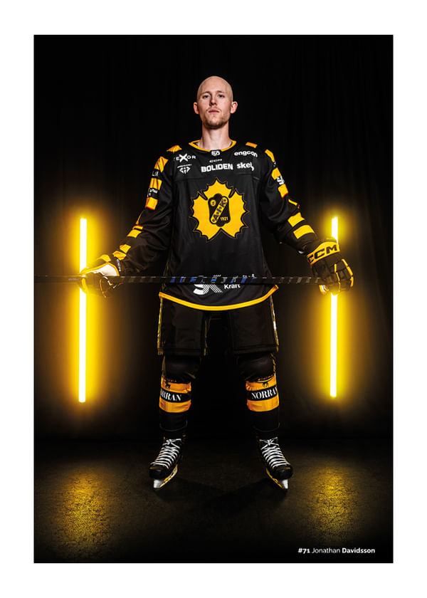 Poster Jonathan Davidsson #71 Skellefteå AIK 2025/2026