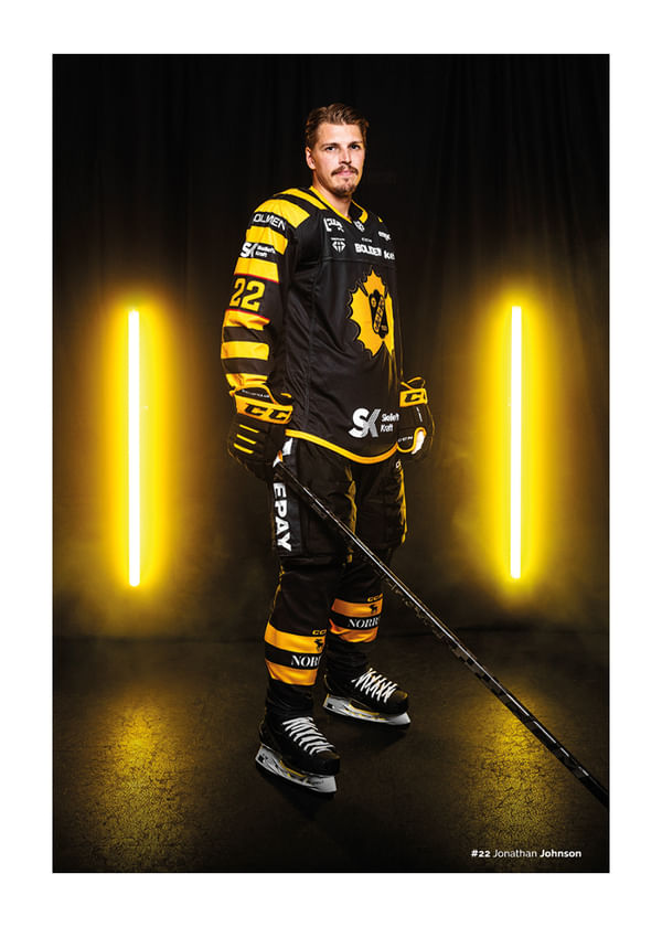 Poster Jonathan Johnson #22 Skellefteå AIK 2025/2026