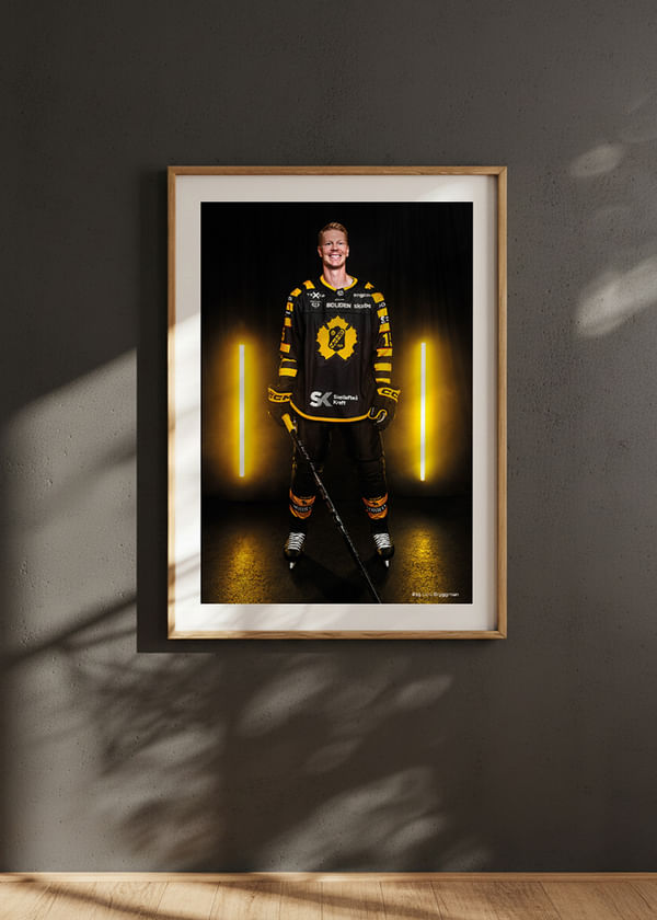 Poster Lars Bryggman #15 Skellefteå AIK 2025/2026 crossfade