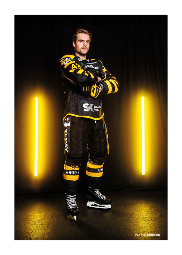 Poster Max Krogdahl #43 Skellefteå AIK 2025/2026