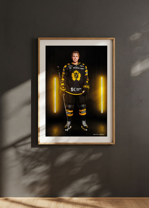 Poster Mikkel Aagaard #29 Skellefteå AIK 2025/2026 crossfade