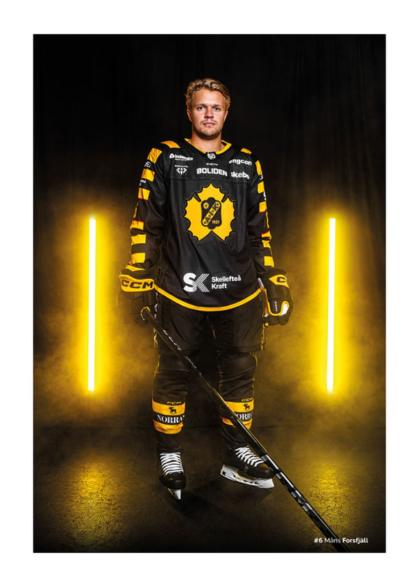 Poster Måns Forsfjäll #6 Skellefteå AIK 2025/2026