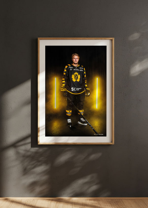 Poster Måns Forsfjäll #6 Skellefteå AIK 2025/2026 crossfade