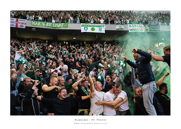 Poster 2023 UEFA Conference League Publik Hammarby IF