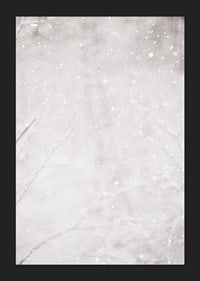 Morbidi fiocchi di neve cadono in un silenzioso paesaggio invernale, creando un senso di calma e magia-5