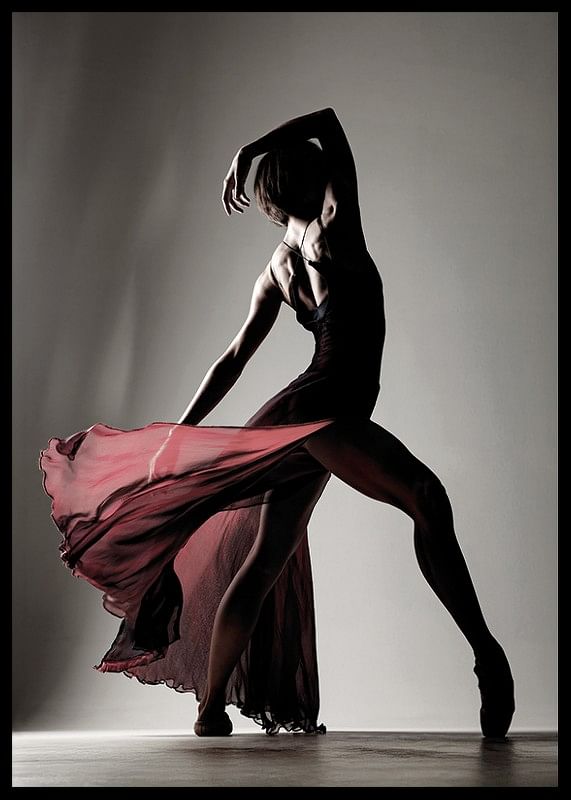 A powerful and elegant silhouette that captures the movement, beauty and passion of dance-12