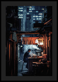Tokyo's nightlife where silence meets the lights of the big city and the smell of steaming street food-0