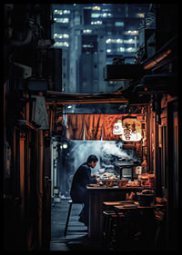 Tokyo's nightlife where silence meets the lights of the big city and the smell of steaming street food-6