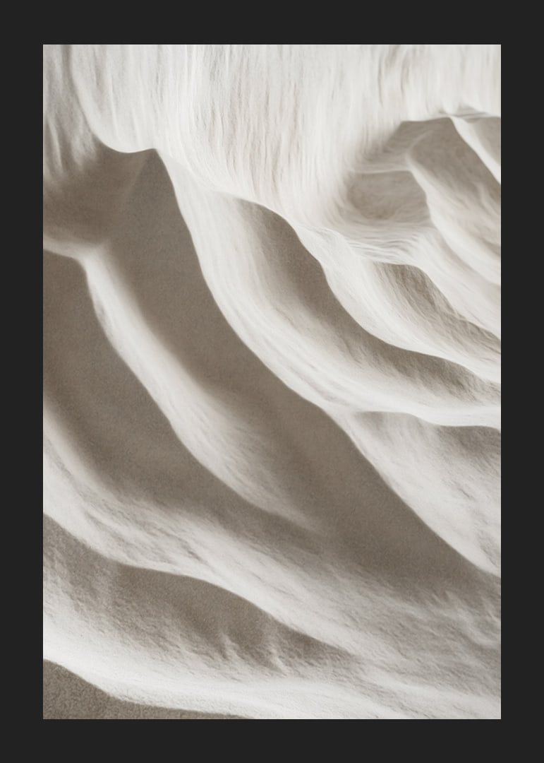 A harmonious depiction of nature's soft lines that convey stillness and timeless beauty-12