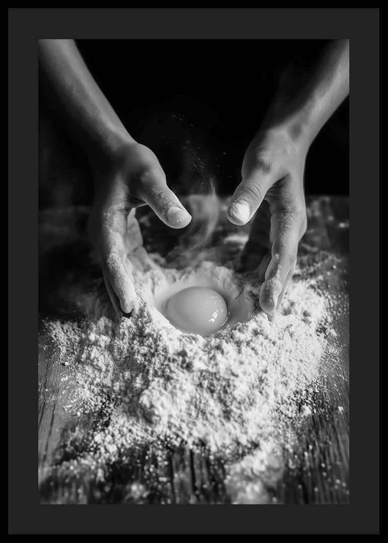 A poetic moment that captures the craft of baking and the love for the simple ingredients.-12