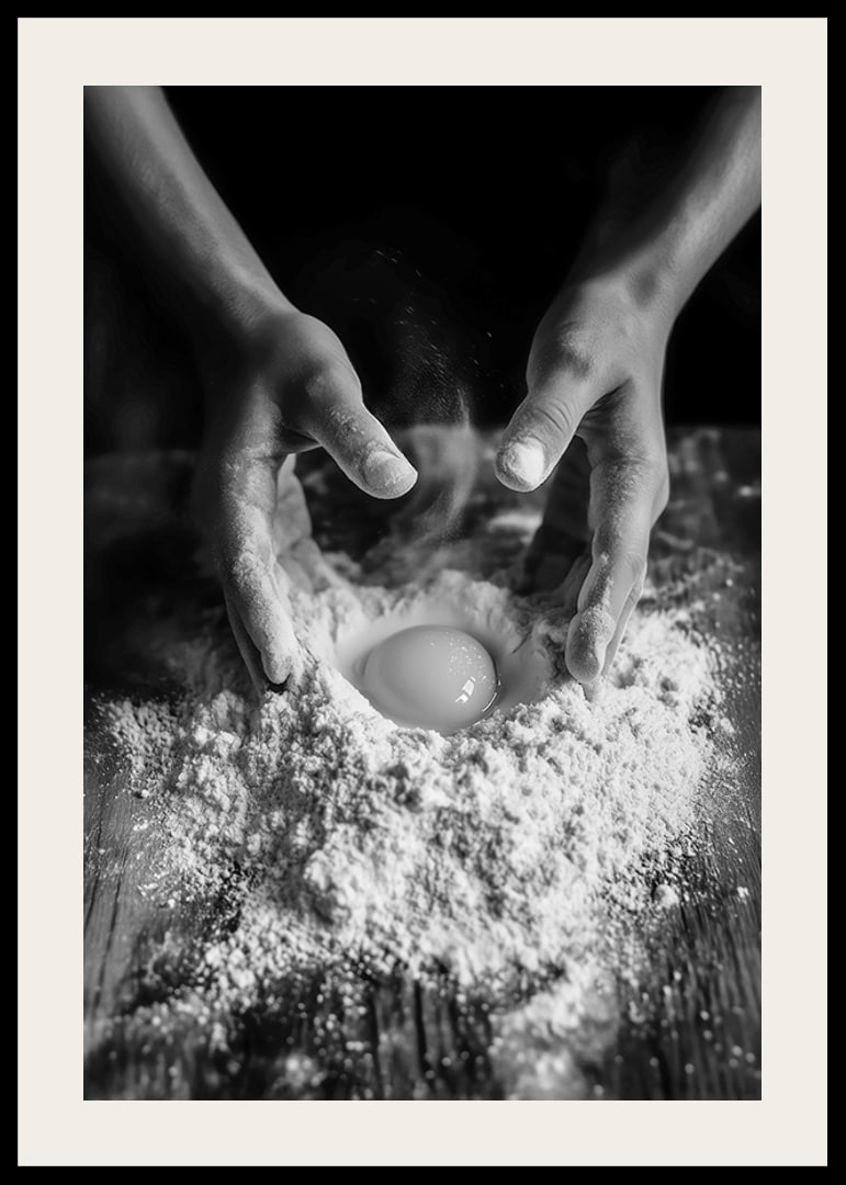 A poetic moment that captures the craft of baking and the love for the simple ingredients.-12