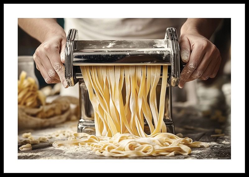 Un moment de bucurie artizanală italiană în care pastele proaspete sunt create cu dragoste și tradiție-12