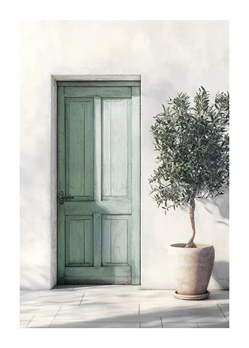 Poster Pastel Doorway Elegance