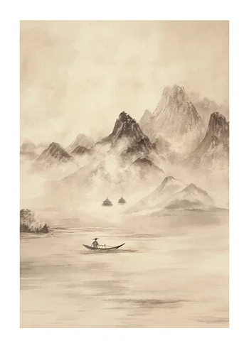 Poster Serenity In The Fog